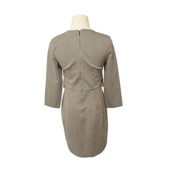 Express Houndstooth Long Sleeve Dress Sz M - Picture 2 of 4